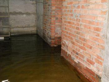 Ґрунтова вода в підвалі котеджу
